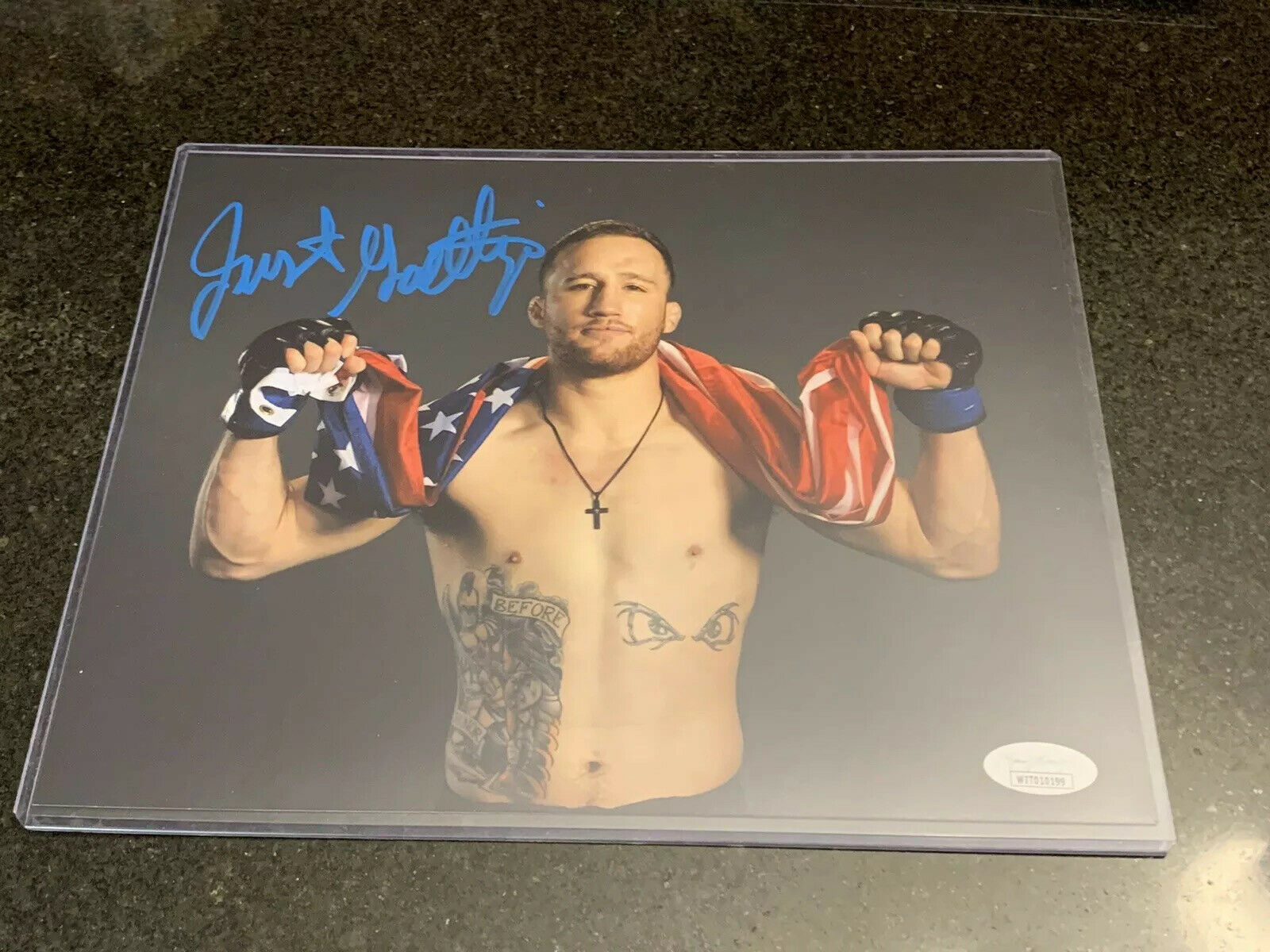 HWC Trading Jon Jones MMA Gifts Printed Signed Autograph Picture for UFC  Memorabilia Fans - US Letter Size