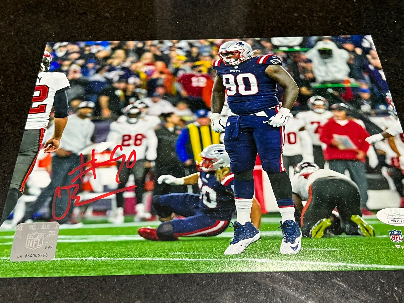 Christian Barmore Autographed Signed New England Patriots 8x10 Photo R –  Madhatter Authentics