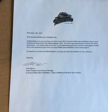 Load image into Gallery viewer, Clint Frazier Autographed Signed New York Yankees Minors Game Used Hat Steiner