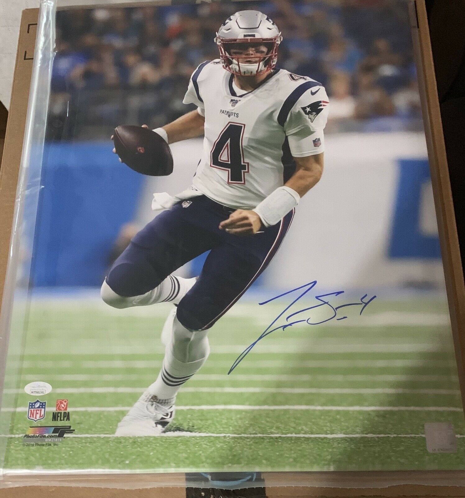 Kyle Dugger Autographed Signed New England Patriots 8x10 Photo JSA