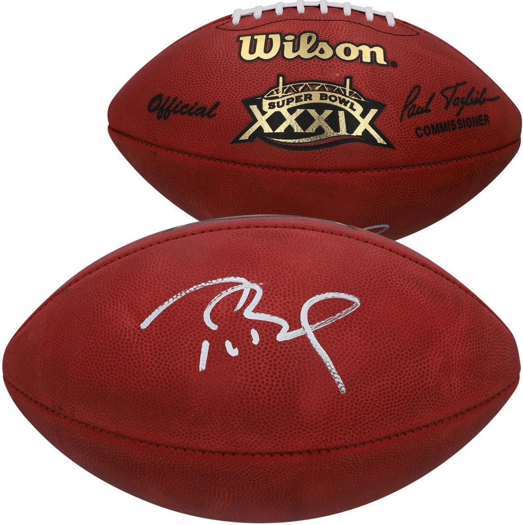 Tom Brady Patriots Signed Super Bowl XXXIX Football - Fanatics Authentic