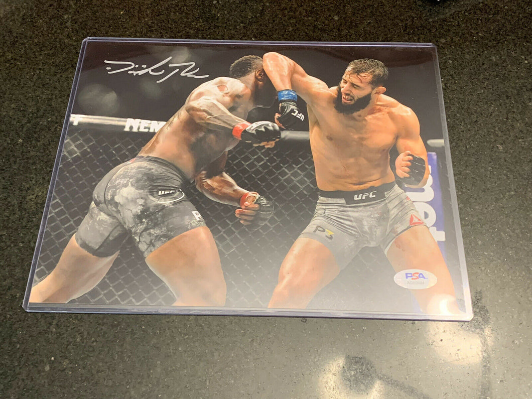 Dominick Reyes UFC Autographed Signed 8x10 Photo PSA/DNA