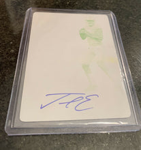 Load image into Gallery viewer, 2020 Panini Contenders Jacob Eason Auto Rookie Ticket Printing Plate 1/1 Card
