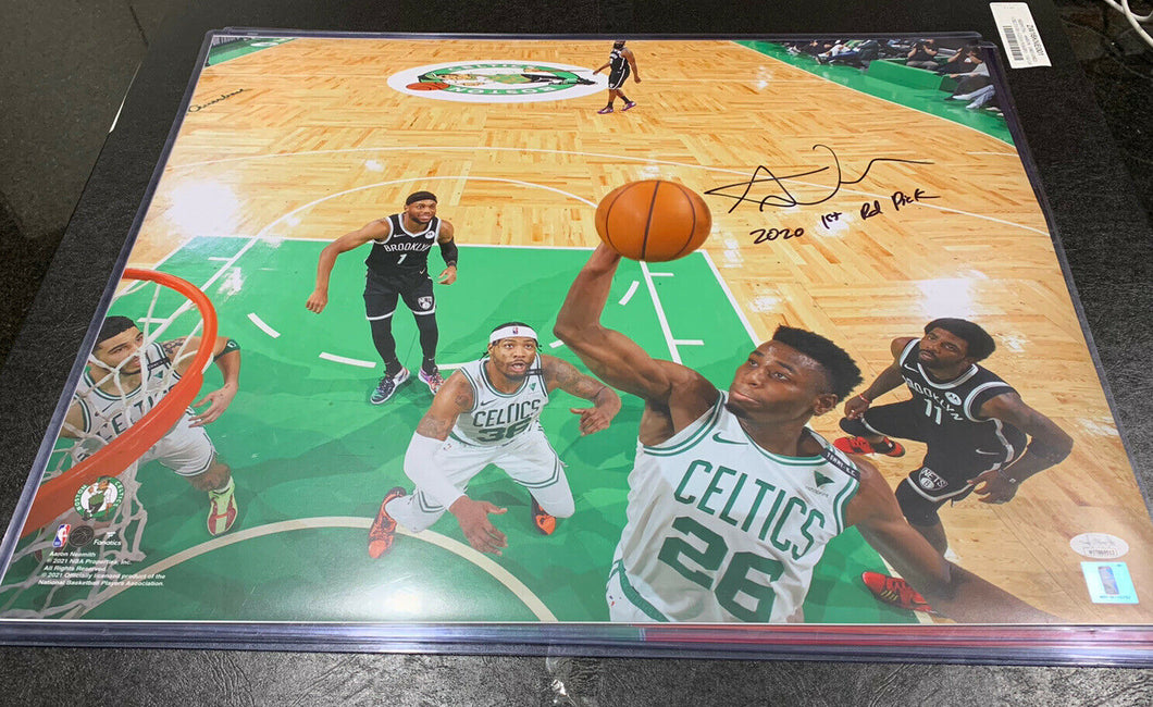 Aaron Nesmith Autographed Signed 16x20 Photo Boston Celtics JSA COA