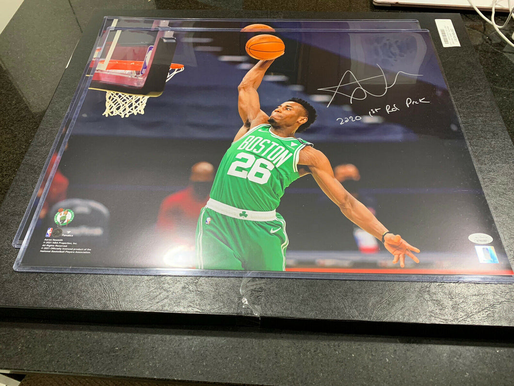 Aaron Nesmith Autographed Signed 16x20 Photo Boston Celtics JSA COA