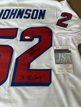 Load image into Gallery viewer, Ted Johnson Autographed Signed White Custom Jersey JSA Witness COA
