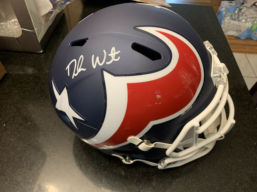Deshaun Watson Signed Houston Texans Full Size Replica Amp Speed Helmet Radtke