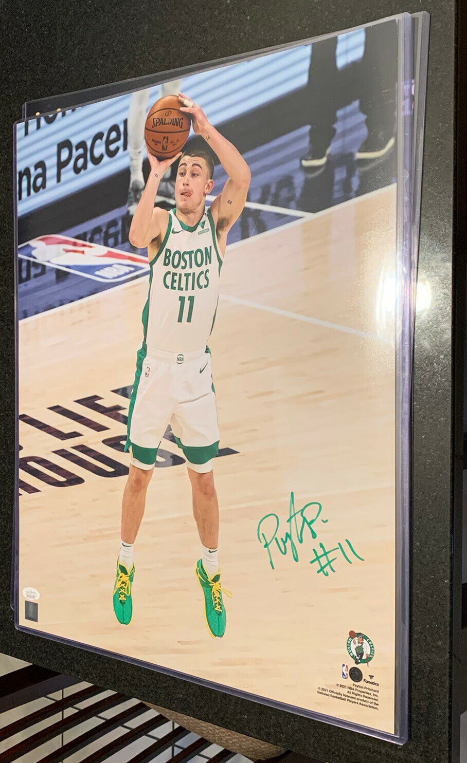 Payton Pritchard Signed Autographed 16x20 Photo Boston Celtics JSA COA